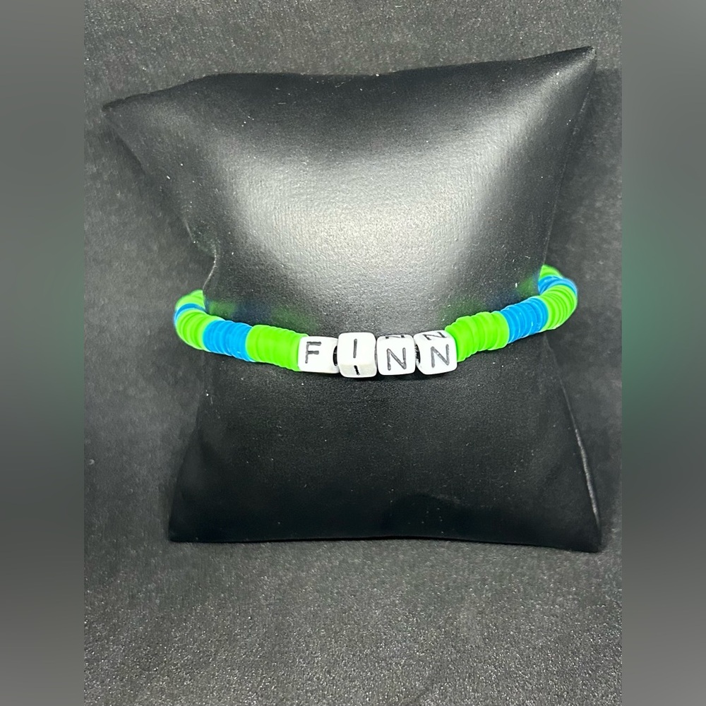 Finn (Adventure Time) Heishi Bracelet